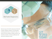 Tablet Screenshot of bioframediagnostics.com